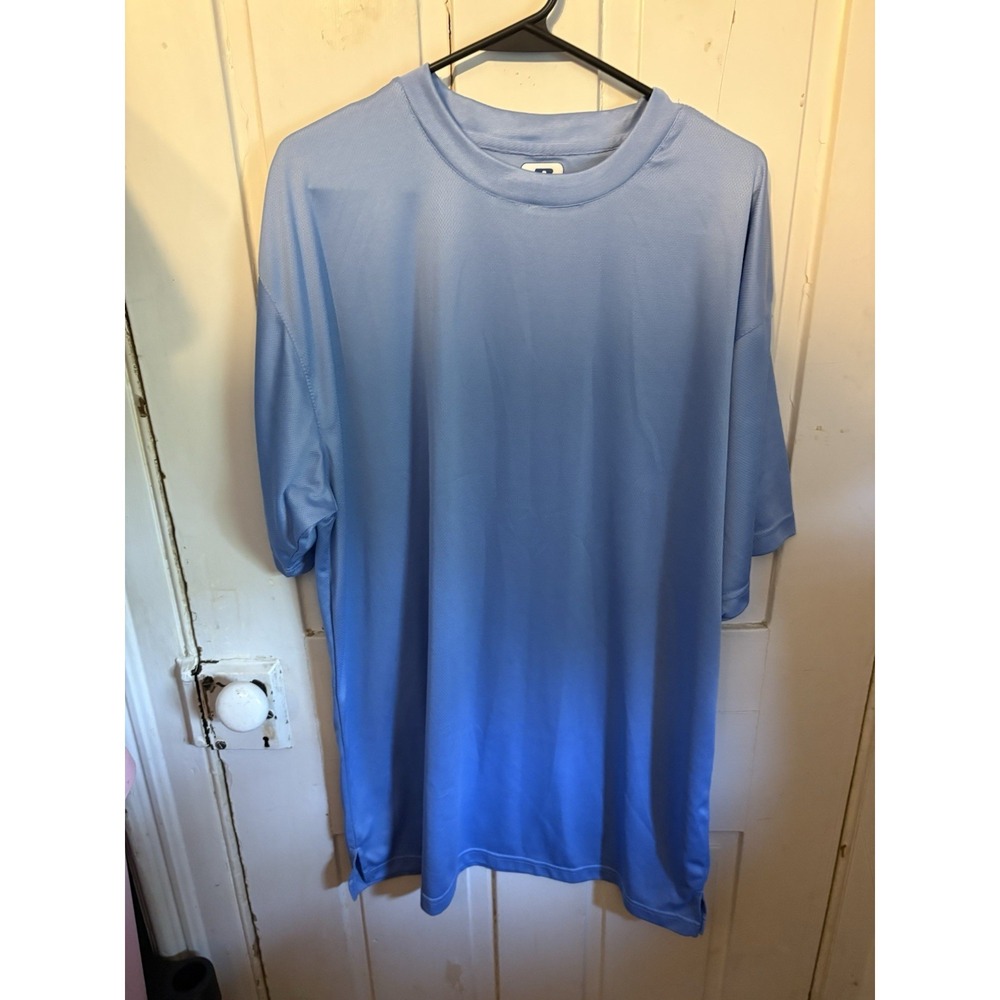 RUSSELL ATHLETIC Dri-Power Performance T-Shirt Men's XLT Blue Moisture Wicking